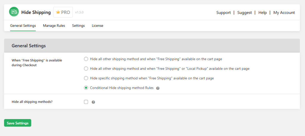 weight based shipping WooCommerce 14