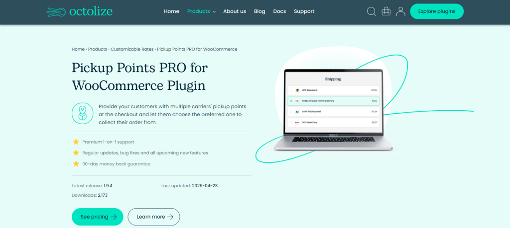 WooCommerce store pickup plugin - Pickup Points PRO for WooCommerce by Octolize